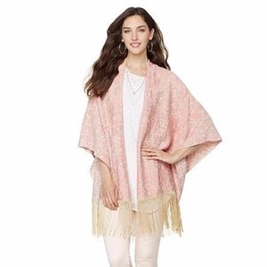 Melissa McCarthy Lobster Bisque Tapestry Fringe 3X